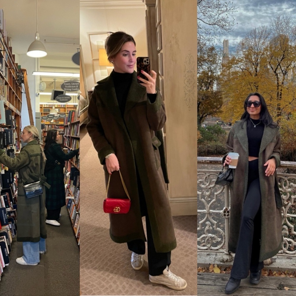 Anthropologie 4th & Reckless Emel Fuzzy Coat L - image 2